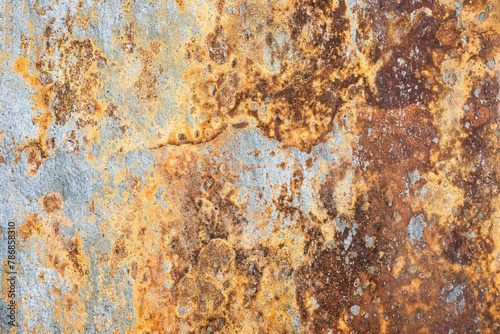 Rusty rustic  dirty stone textured cracked cement grungy weathered wall