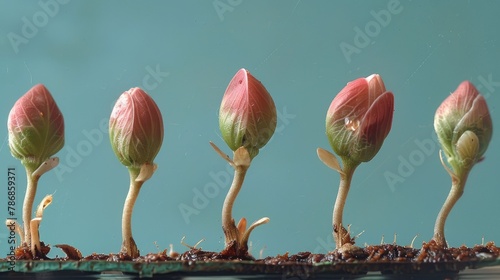 Seed germination from radicle development to first leaf emergence involves five stages photo