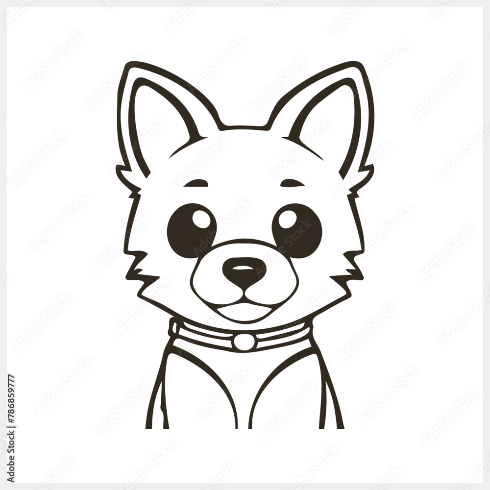 Doodle cat and dog clipart isolated. Hand drawn art. Sketch animal. Vector stock illustration. EPS 10 Doodle cat and dog clipart isolated. Hand drawn art. Sketch animal. Vector stock illustration. EPS 10