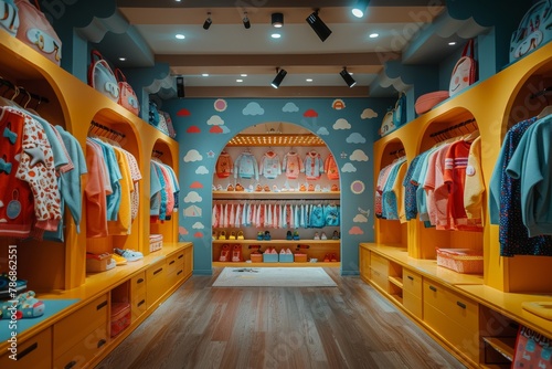 Children's clothing showroom
