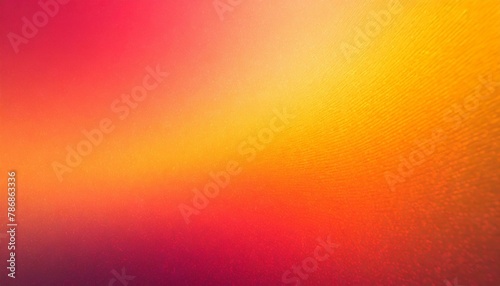 Sunset Symphony: Pink-Yellow-Orange Gradient Noise Texture Poster