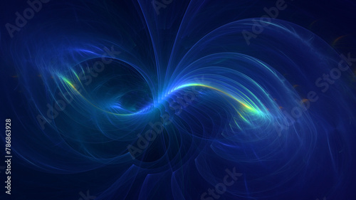 3D manual rendering abstract fractal polygon background. Its not AI Generatd illustration.