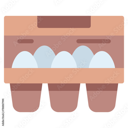 egg vector icon. bakery icon flat style. perfect use for logo, presentation, website, and more. simple modern icon design color style