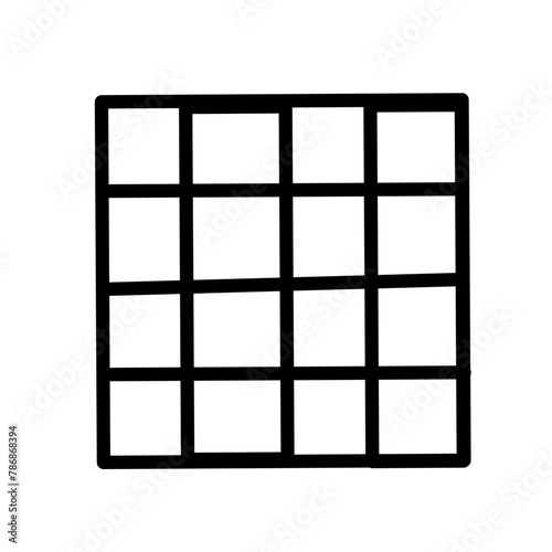 square line box illustration