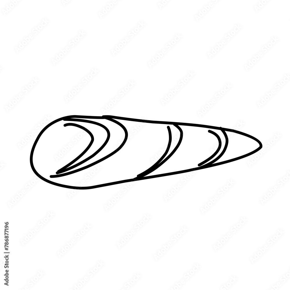 Stone line vector