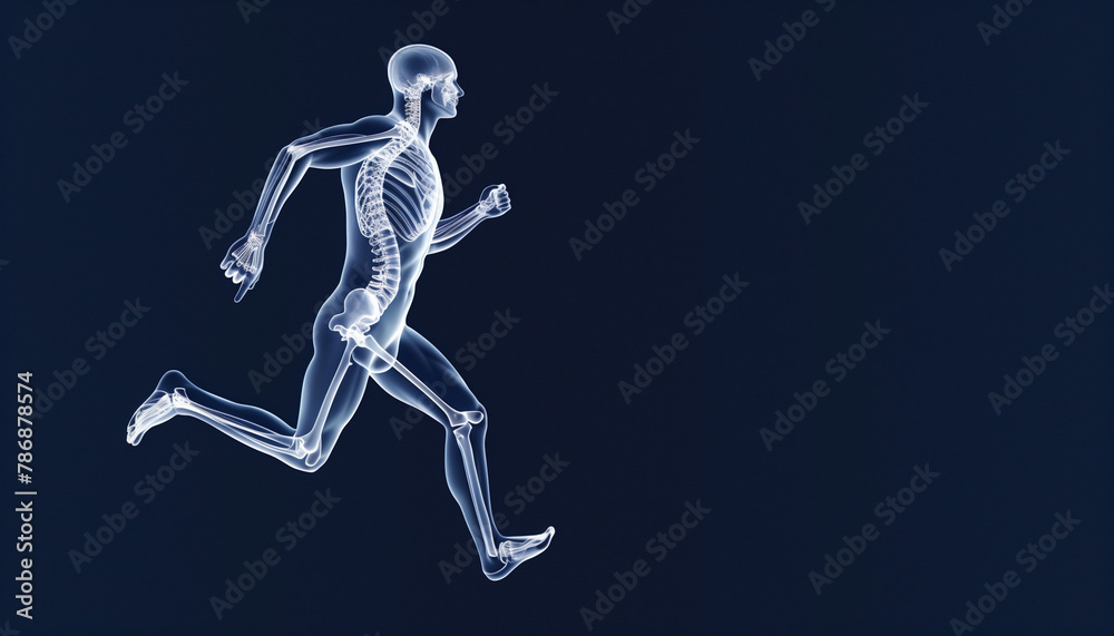 Dynamic Radiological Study of an Athlete's Run Captured in 3D X-ray Dynamic Radiological Study of an Athlete's Run Captured in 3D X-ray