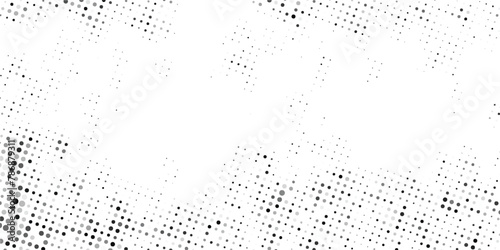 Halftone Dots Background. Grunge Distressed Overlay. Fade Abstract Pattern. Pop-art Texture. Vector illustration