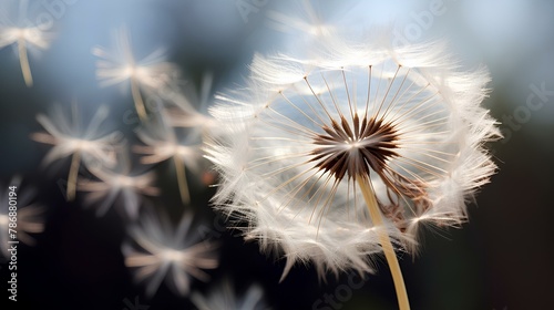 close up of dandelion