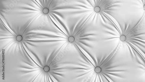 White Classic fabric texture designed for furniture. Button leather fabric texture. Velvet furniture leather background. © Furkan