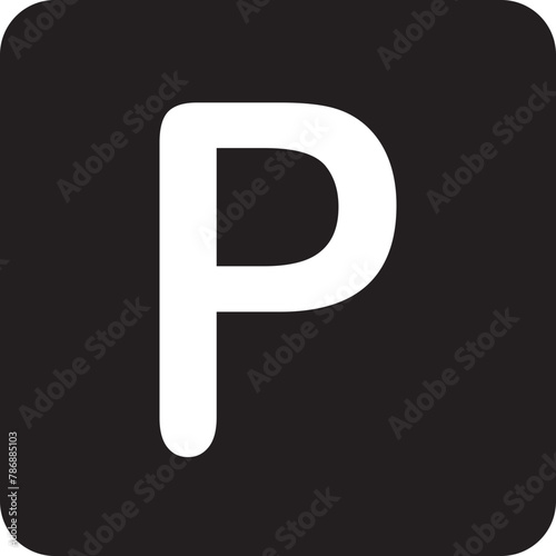 crossword icon letter p
