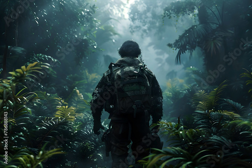 Lone Survivor's Jungle Odyssey:Battling the Undead with a Faithful Companion by Their Side
