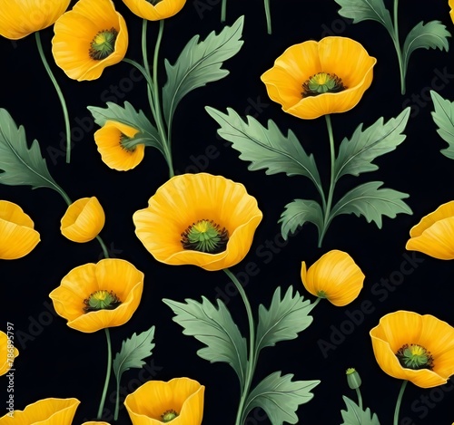 seamless floral pattern © Shayan