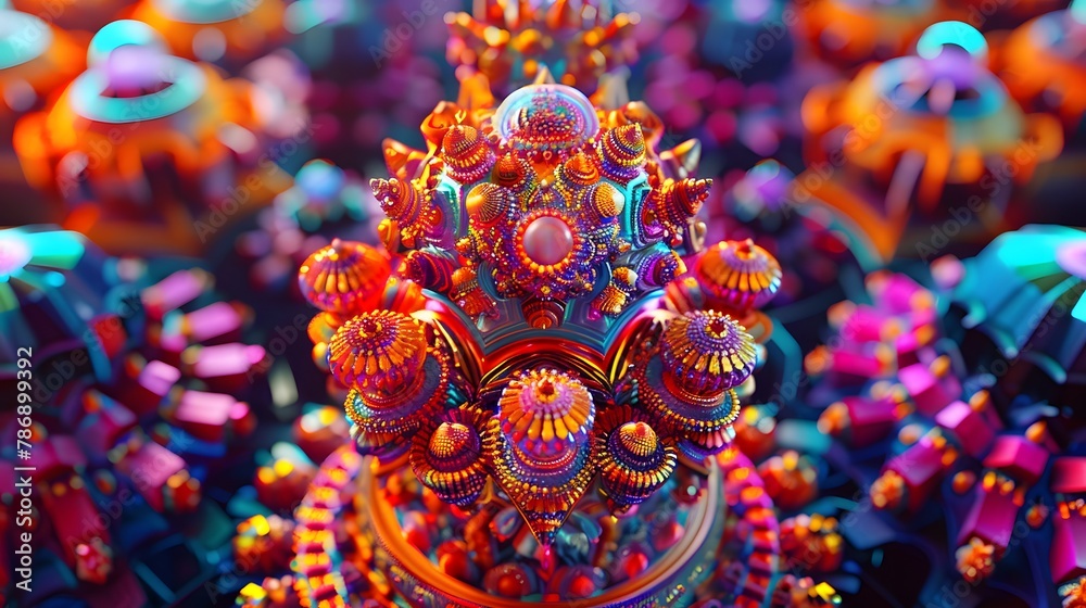 Fototapeta premium Bright multi-colored backgrounds and textures, Colorful backgrounds from AI.