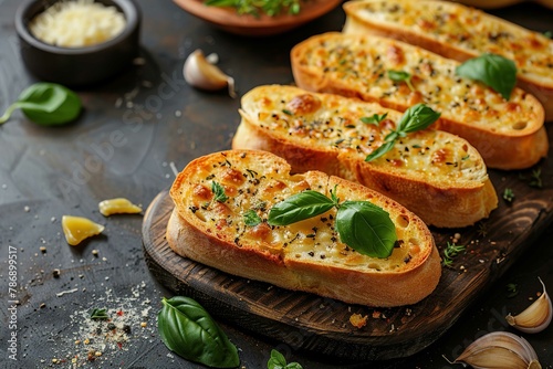 Garlic bread photo