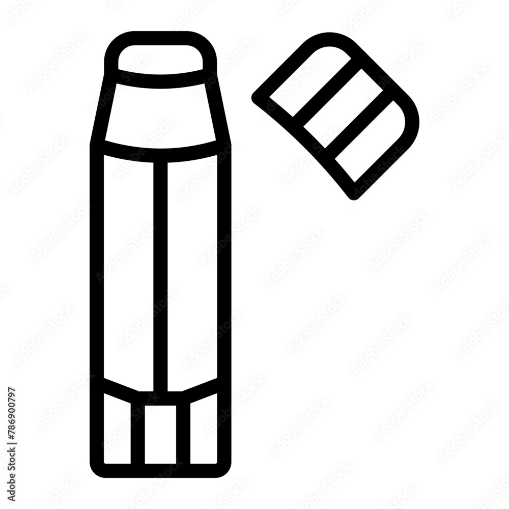 Glue Stick Vector Line Icon Design Glue Stick Vector Line Icon Design