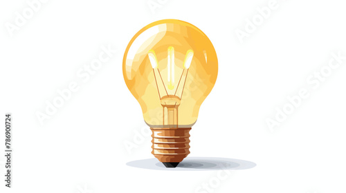 Bulb Vector illustration isolated on white background