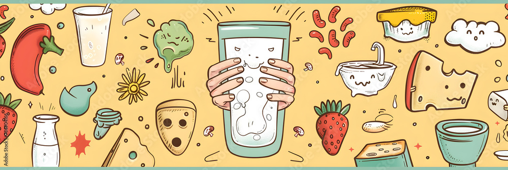 Decoding the Signs: An Illustrative Guide to Lactose Intolerance Symptoms