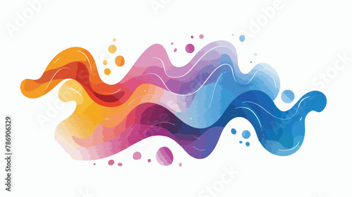 Callout Gradient Art Vector Design flat vector isolated