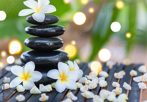 Zen Spa Bliss  Orchid  Stones  and Frangipani Harmony