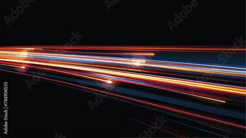 Light speed motion trail blur streak effect vector 
