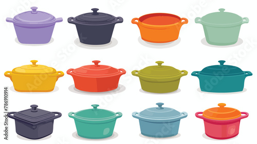 Cartoon Color Cute Baking Pan Silicone Mold Kitchen illustration
