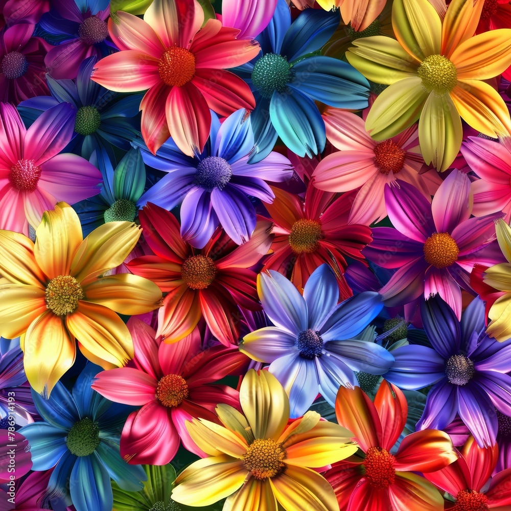 colorful flowers background colorful flowers background
