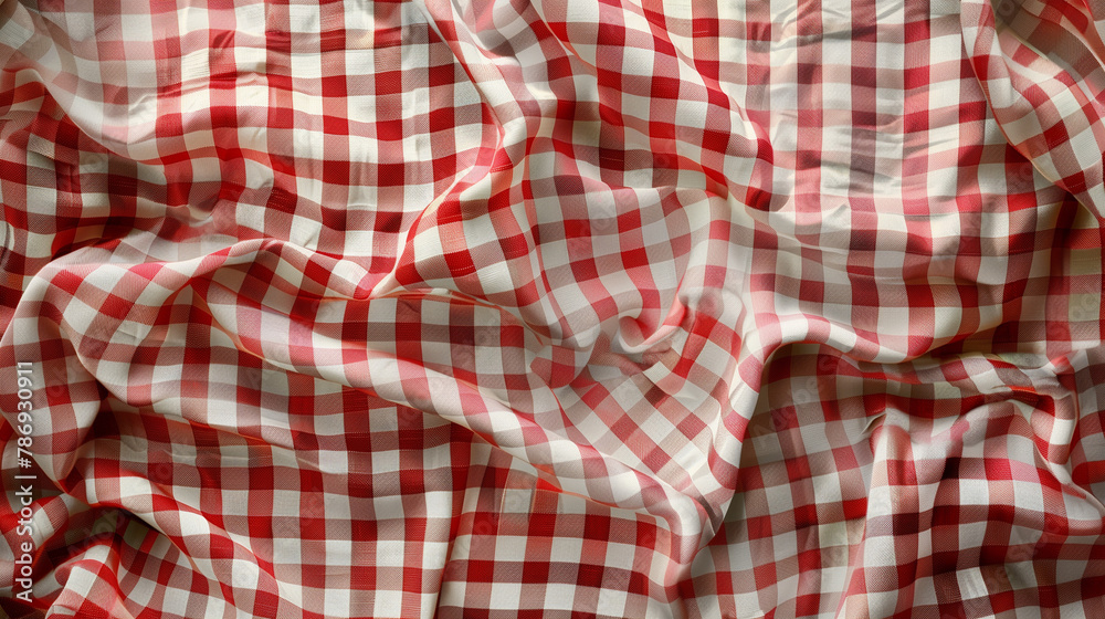 full frame red and white checkered tablecloth full frame red and white checkered tablecloth