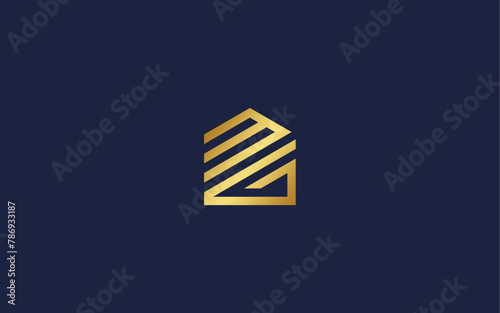 letter mg with house logo icon design vector design template inspiration