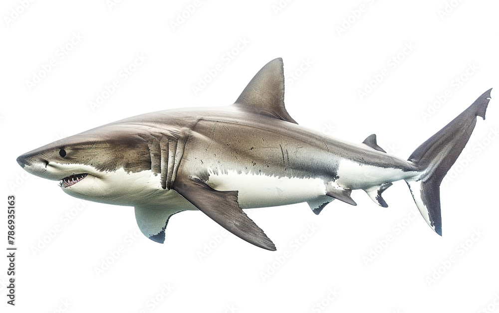 A shark on white background,png A shark on white background,png