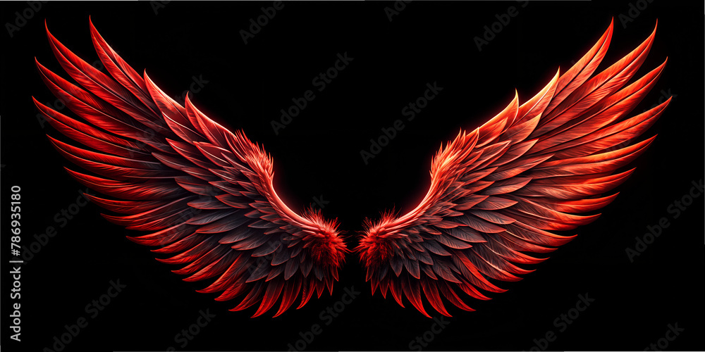 Red wings, angel wings, visual effect, art, graphics, design, creativity, creative, photo, illustration, 3D, digital art, vector, generated AI, wallpaper Red wings, angel wings, visual effect, art, graphics, design, creativity, creative, photo, illustration, 3D, digital art, vector, generated AI, wallpaper
