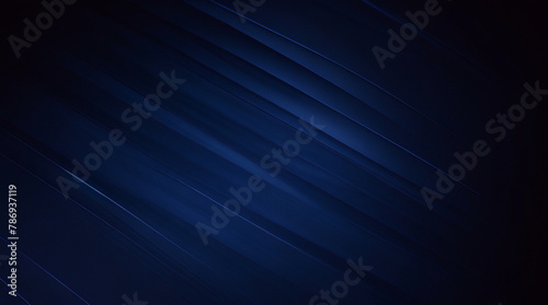 Fondo abstracto azul zafiro cobalto azul oscuro negro. Degradado de colores. Forma geometrica. Onda, línea curva ondulada. Ruido áspero del grano del grunge. El brillo metálico de neón claro brilla in © Fabian