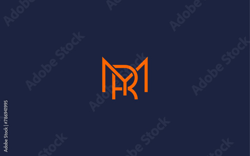 letter mr logo icon design vector design template inspiration