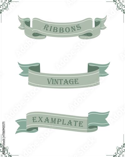 set of banners