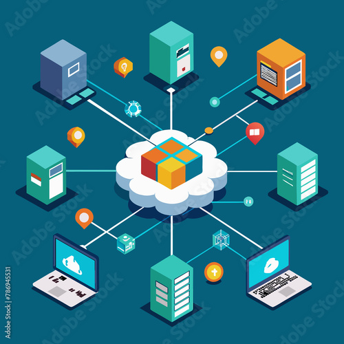 cloud computing concept