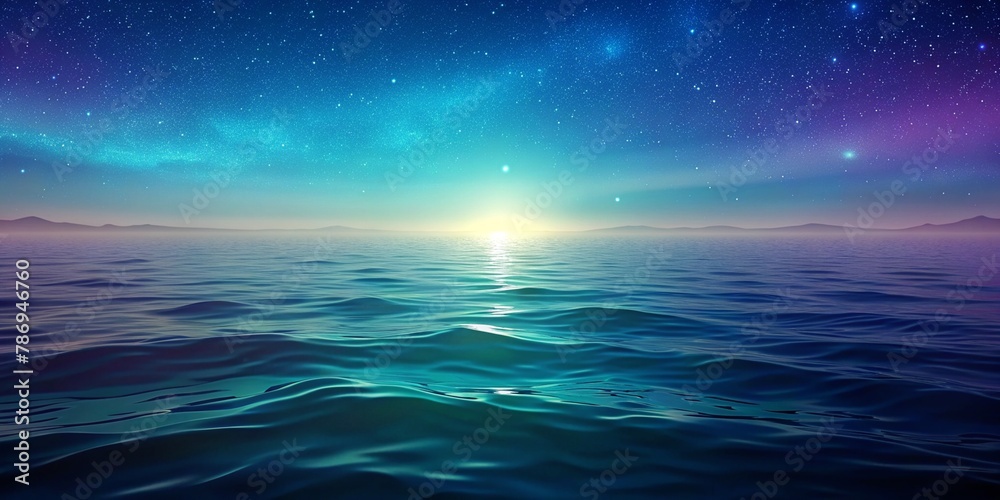 Sunrise scene at the sea. Gradient color natural background Sunrise scene at the sea. Gradient color natural background