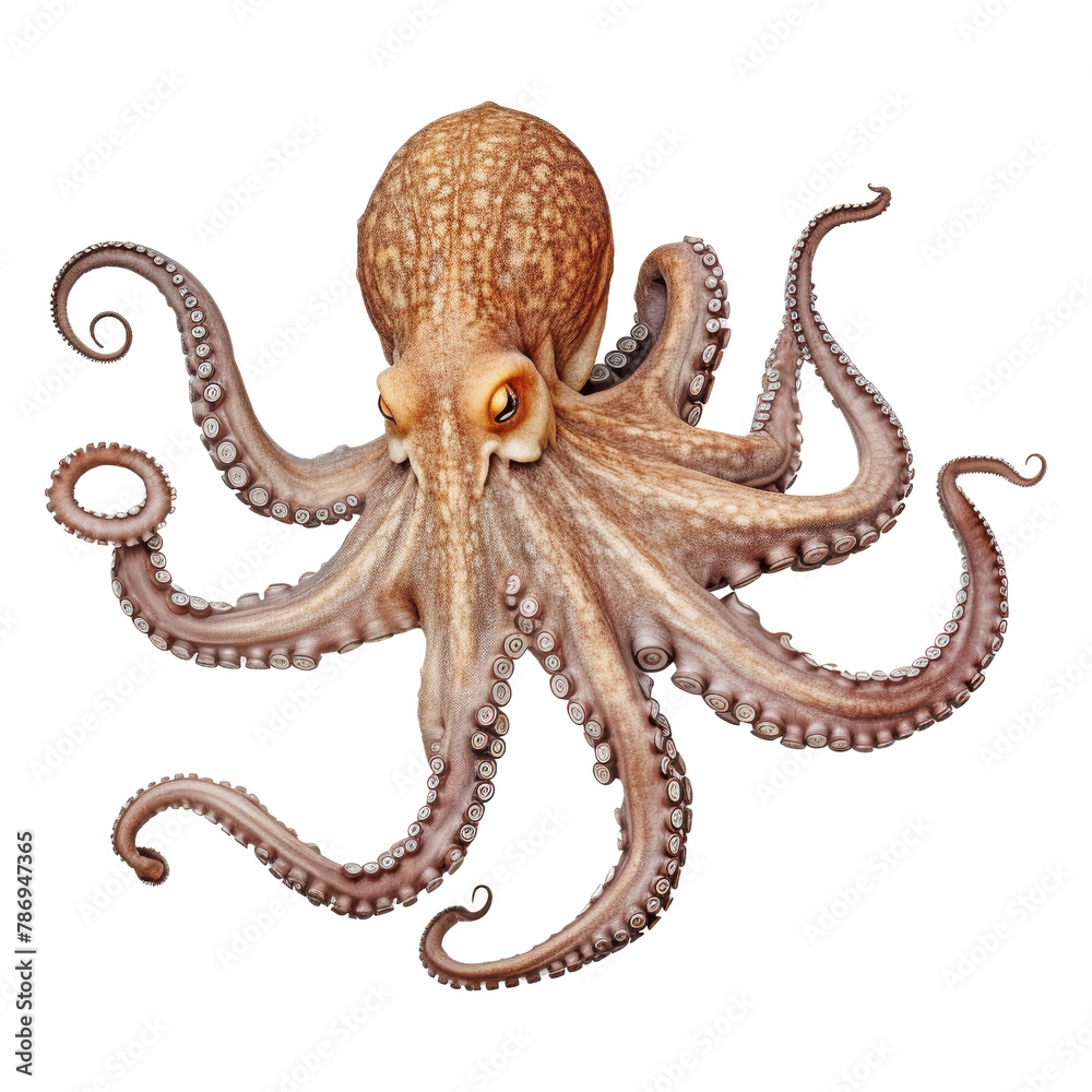 octopus isolated on transparent background cutout octopus isolated on transparent background cutout