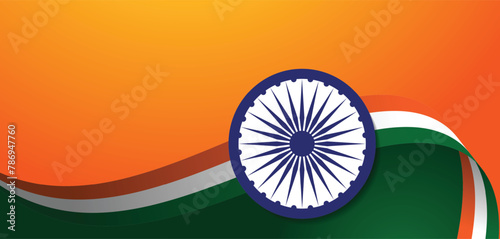Indian flag abstract vector background