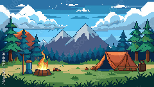 Camping and svg file