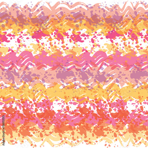 Stripe pattern. Multicolored background. Seamless abstract texture with many lines.