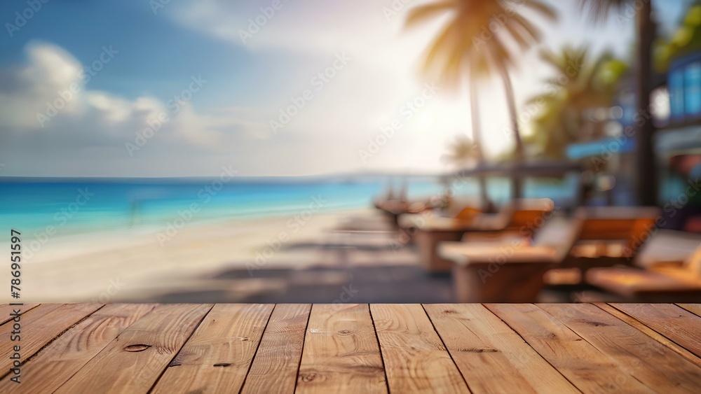 Obraz premium 여름 해변가