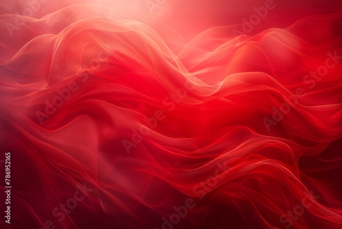 Vibrant crimson backdrop with blurred details, elegant gradient shading, and a subtle wave pattern.