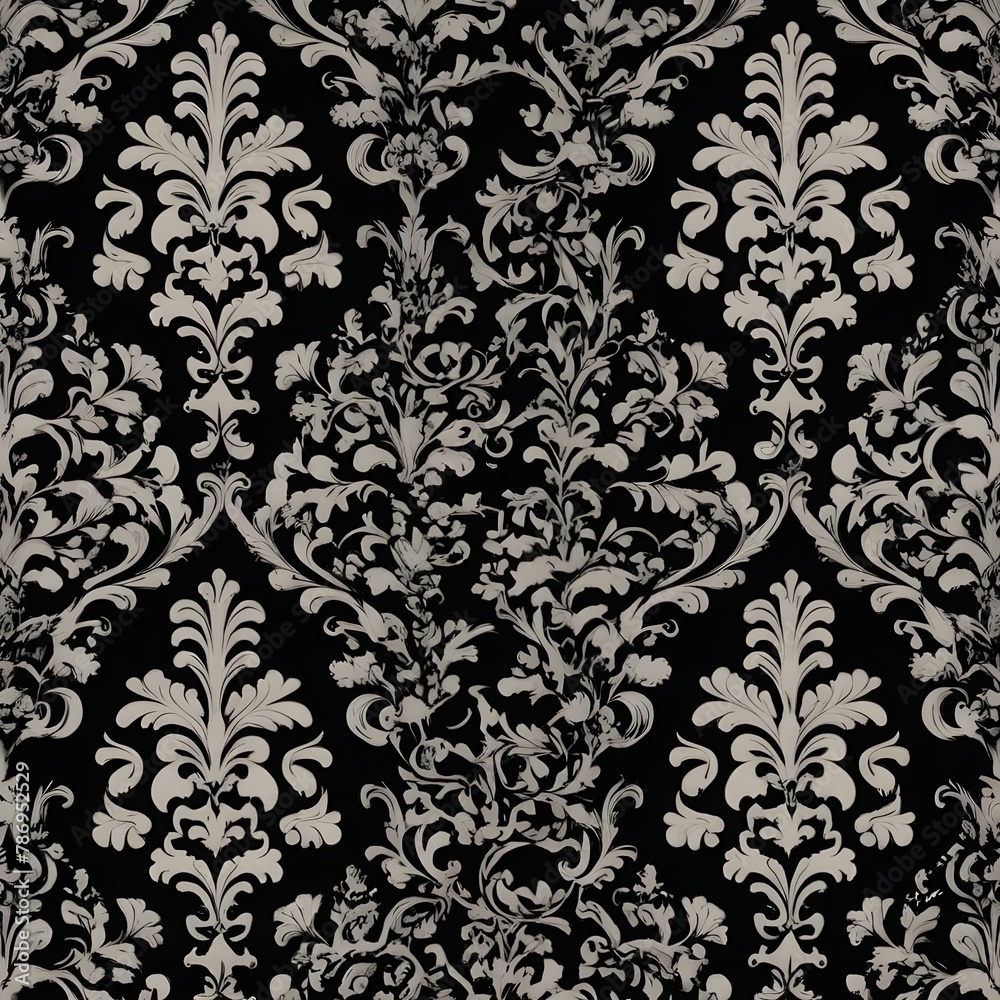 seamless damask pattern seamless damask pattern