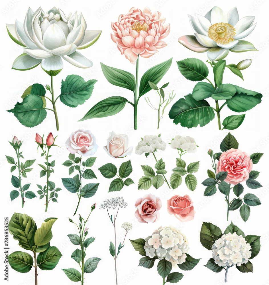 PLAXSOON 888 pezzi della collezione botanica di rose per la decorazione della casa, kit per la costruzione di fiori, regalo di San Valentino, festa