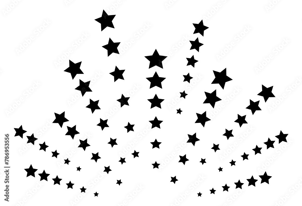 Star bursting black icon. Sky firework symbol Star bursting black icon. Sky firework symbol