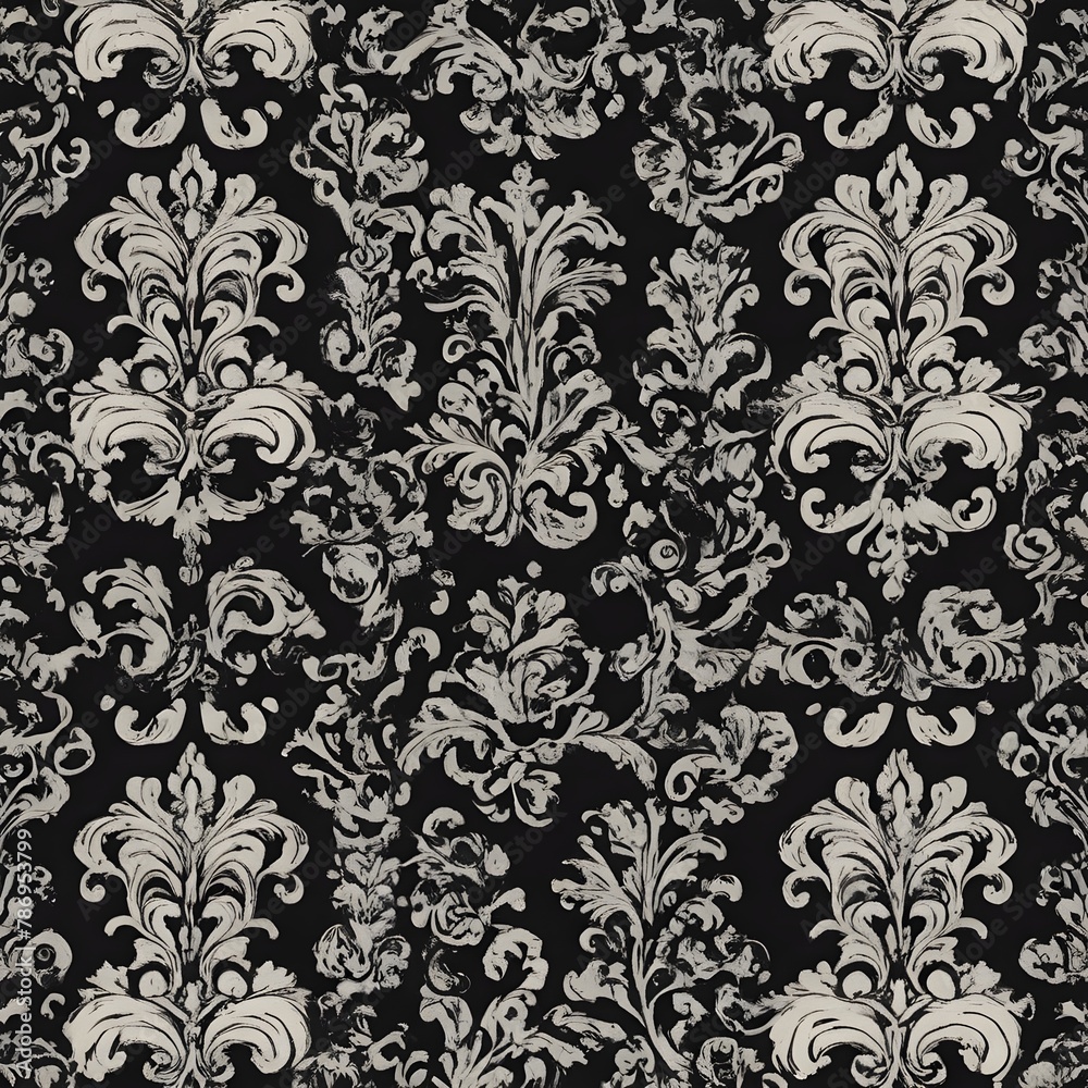 seamless damask pattern seamless damask pattern