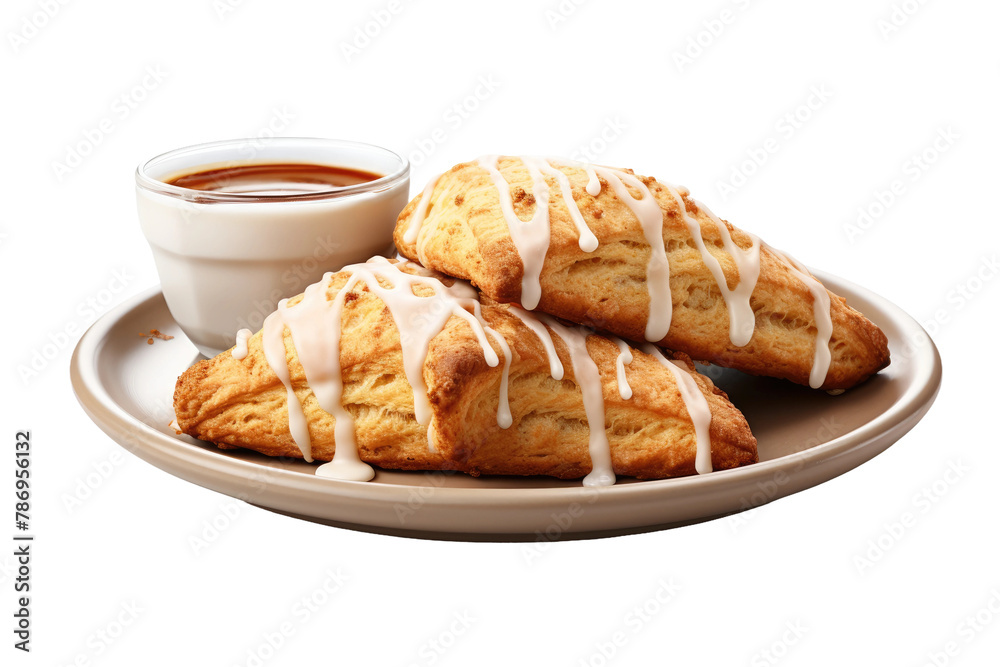 Sweet Delights: Two Scones and a Cup of Comfort