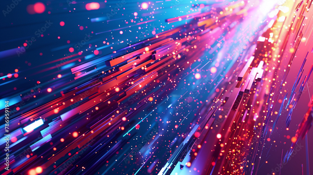 Naklejka premium colour line background