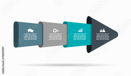 Infographic design template with place for your data. Vector illustration.