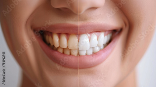 Transform Your Beautiful Smile  Before and After Teeth Whitening Treatment and dental care