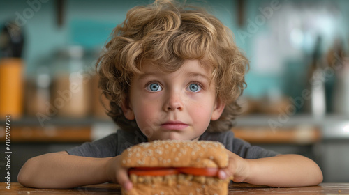 6. Lunchtime Pranks: During lunch break, a funny child in class orchestrates a series of harmless pranks, such as swapping lunchboxes or hiding a fake spider in a friend's sandwich photo